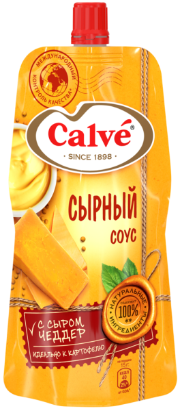 Соус CALVE Сырный, на основе растительных масел 25%